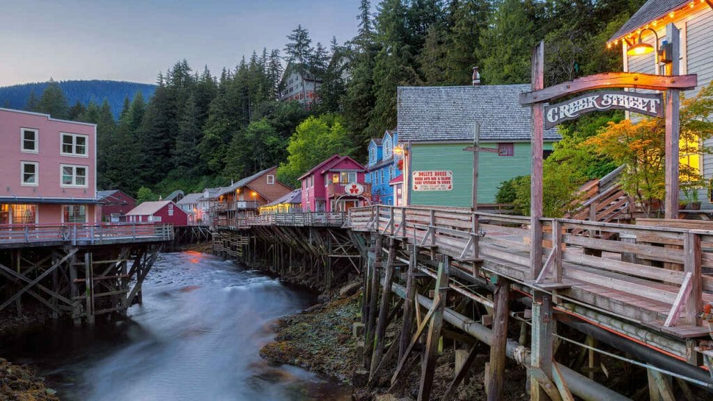 Inn at Creek Street es uno de los hoteles más románticos de Alaska