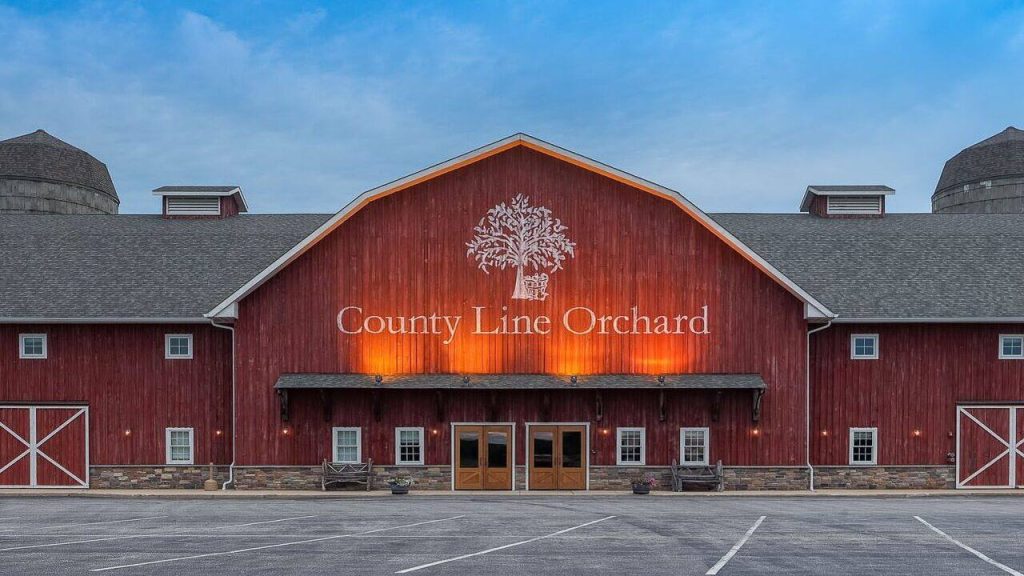County Line Orchard es uno de los mejores lugares para celebrar bodas en Indiana