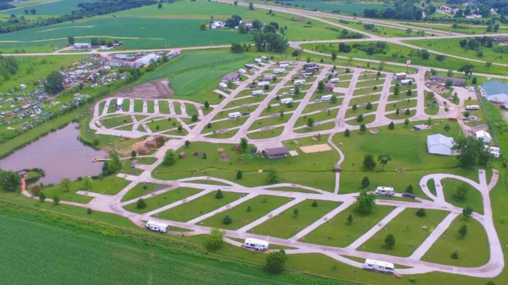 Lazy Acres RV Park es uno de los mejores parques de casas rodantes de Iowa