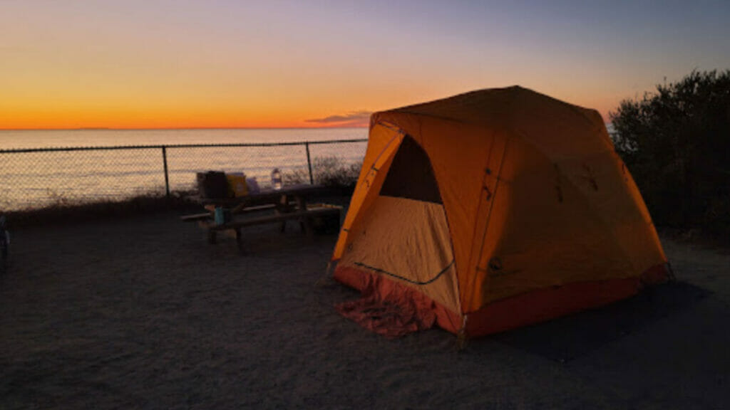 Campamento de playa estatal del sur de Carlsbad
