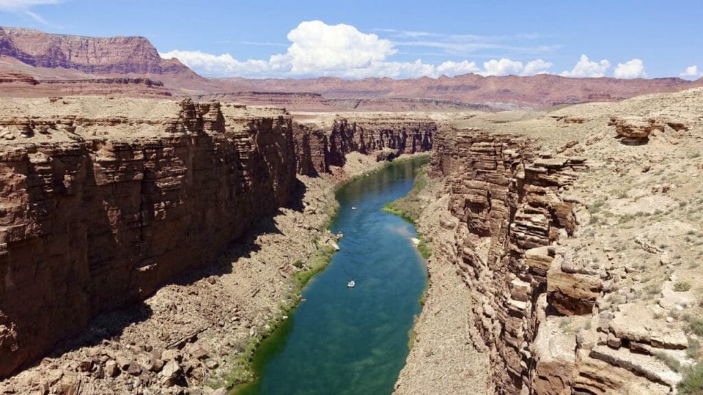 El río Colorado, Arizona, es uno de los ríos más bellos de Estados Unidos.