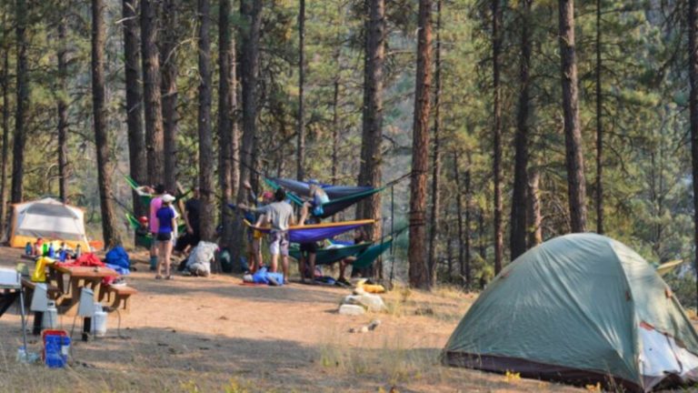 Los mejores campamentos para acampar en Idaho
