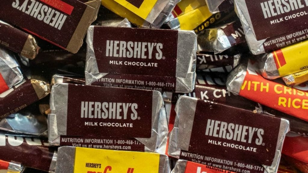 Hershey's es una de las marcas de chocolate más populares de EE. UU.