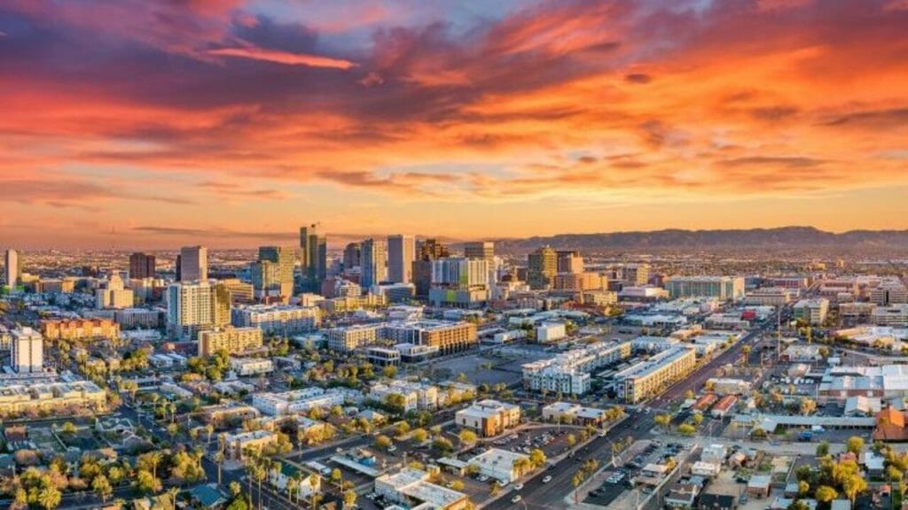 Phoenix, Arizona, es una de las ciudades más soleadas de EE. UU.