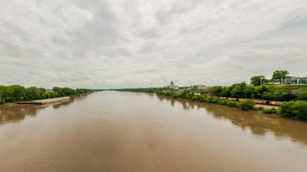 El río Missouri es uno de los ríos más largos de EE. UU.